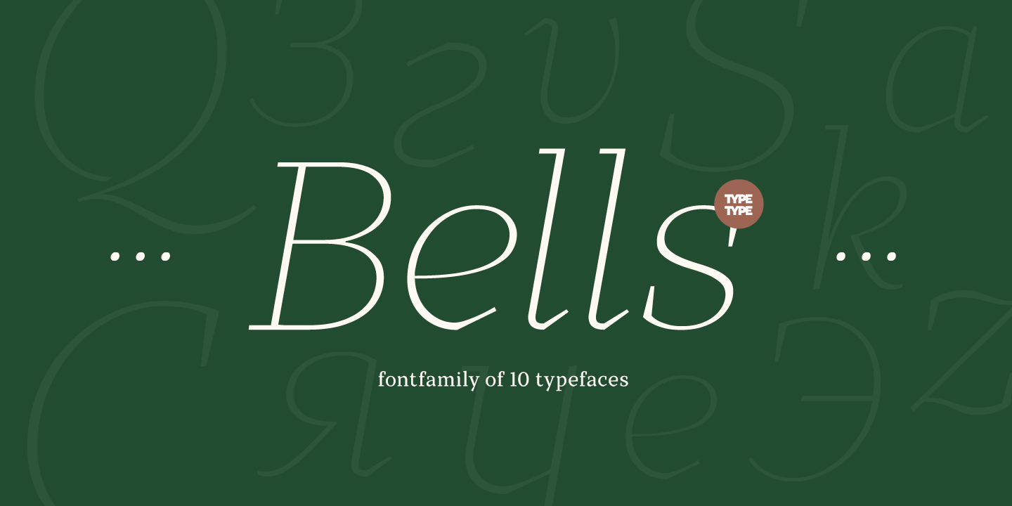 TT Bells Font preview