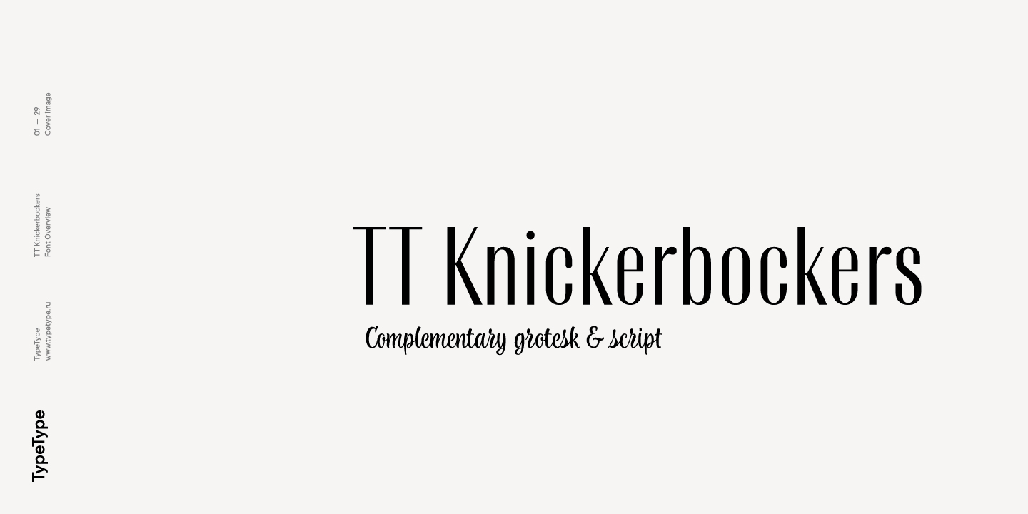 TT Knickerbockers Script Font preview