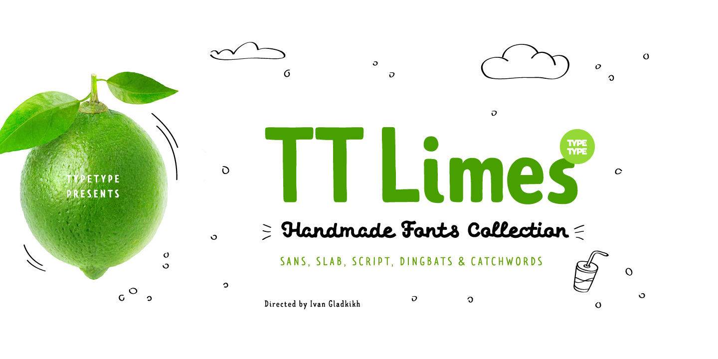 TT Limes Slab Light Italic Font preview