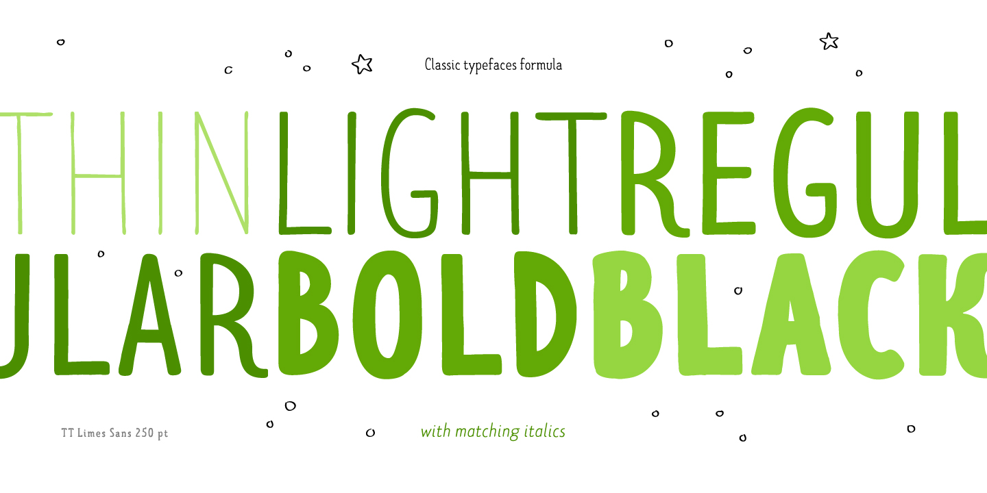 TT Limes Slab Black Font preview
