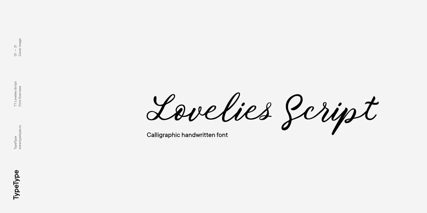 TT Lovelies Regular Font preview
