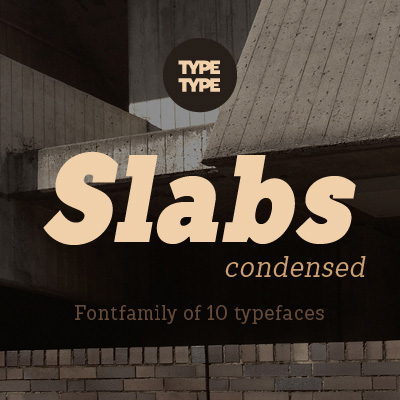 TT Slabs Condensed Font preview