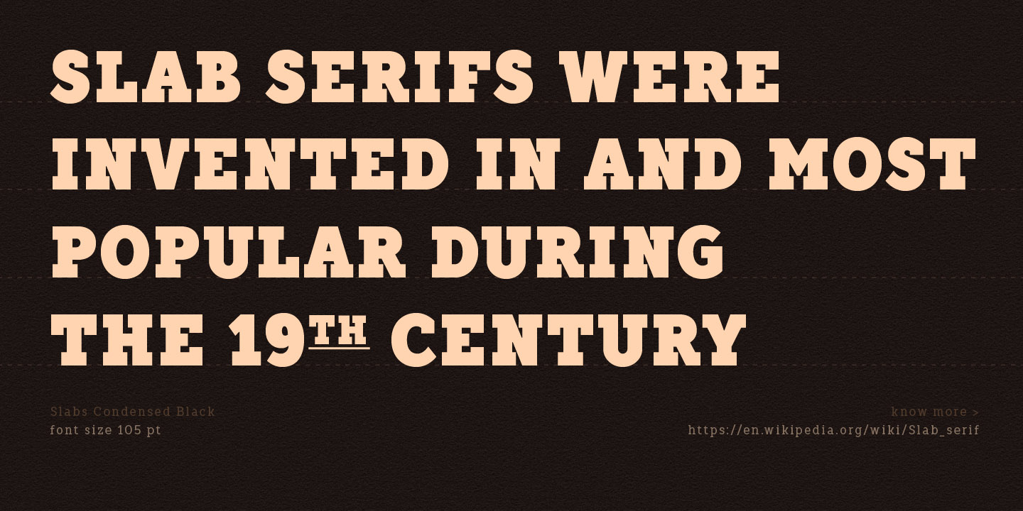 TT Slabs Condensed Bold Font preview