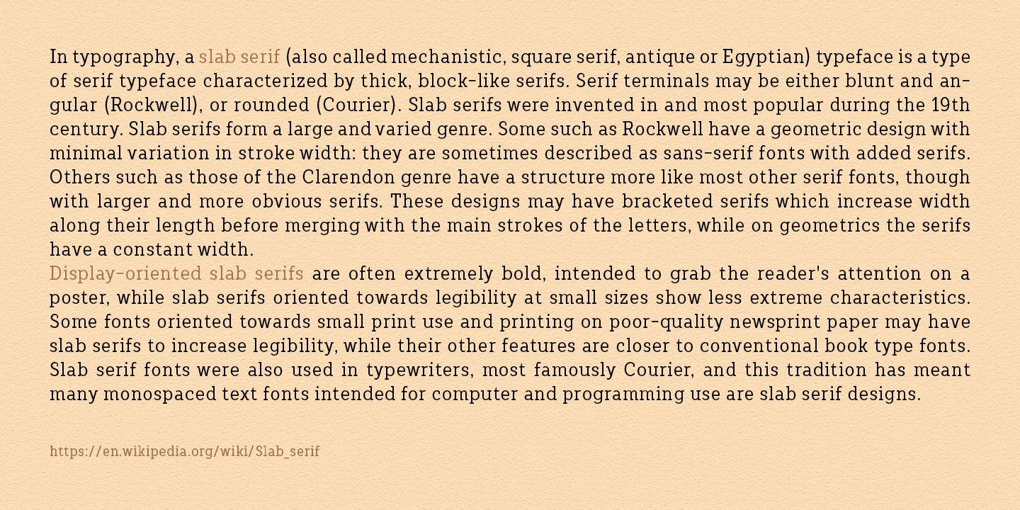TT Slabs Condensed Regular Font preview