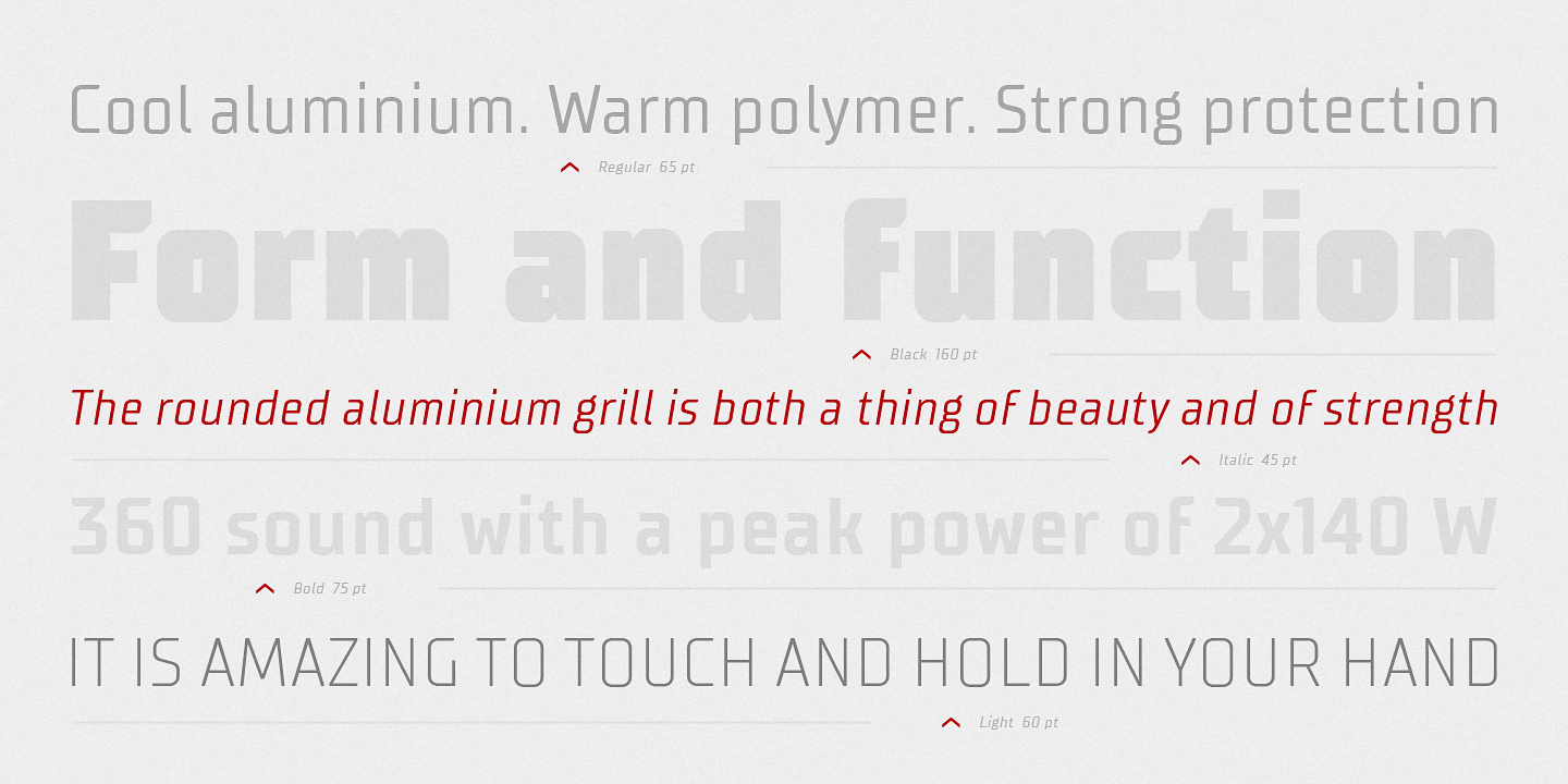 TT Supermolot Condensed Thin Font preview