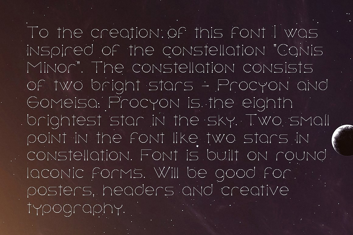 Canis Minor Regular Font preview