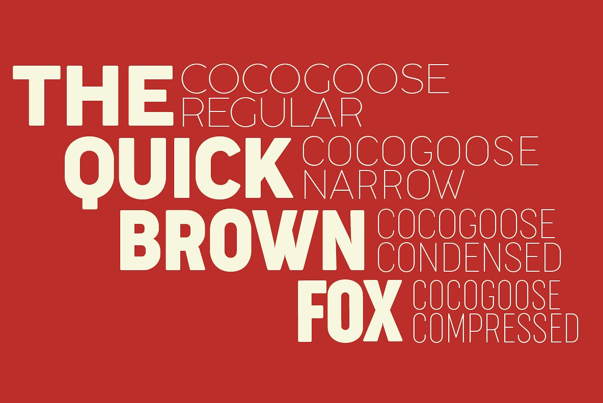 Cocogoose Condensed Thin Italic Font preview