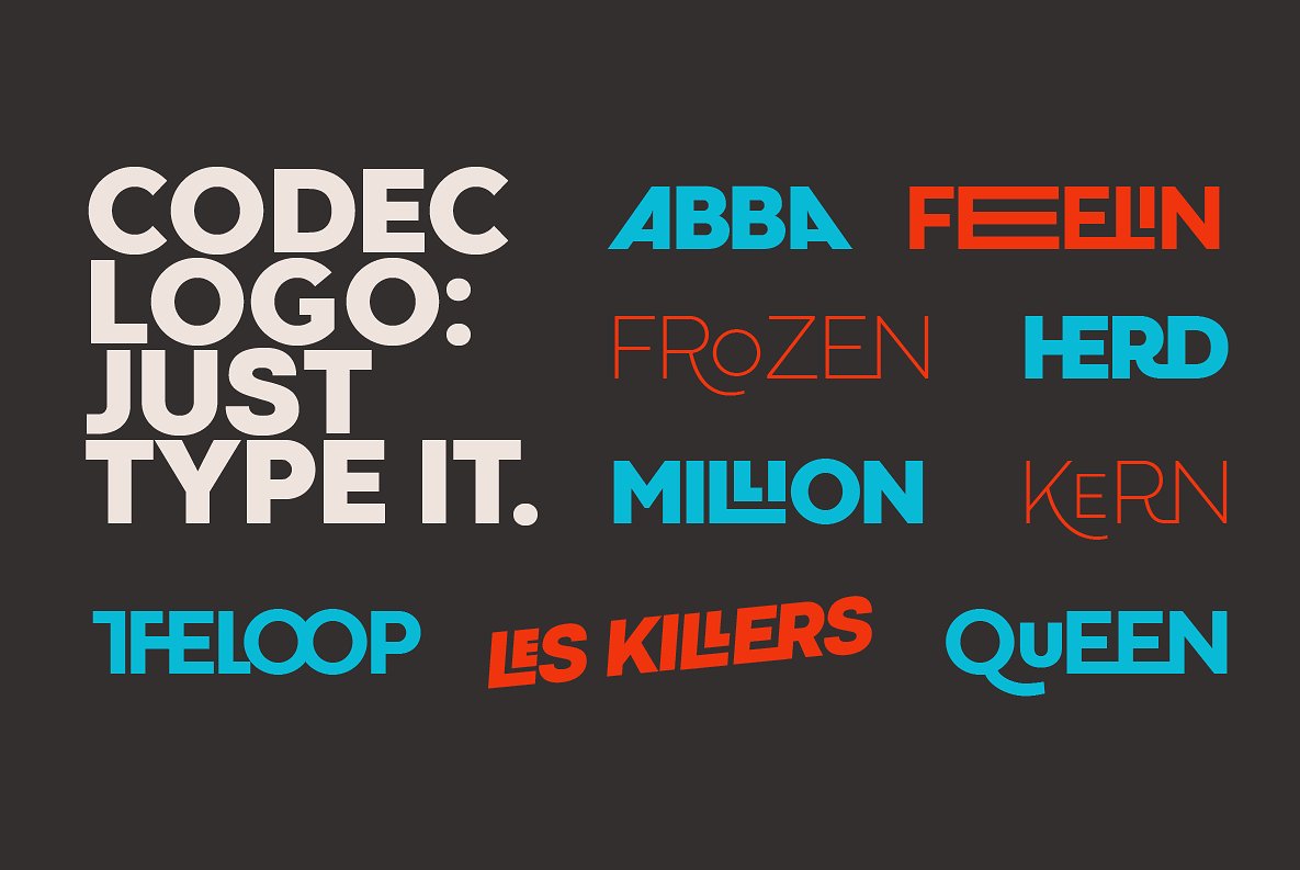 Codec Warm Logo Bold Font preview