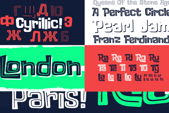 Lolapeluza Shadow Font preview