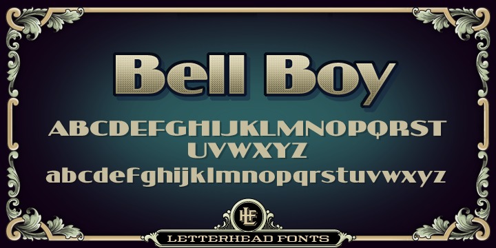 LHF Bell Boy Regular Font preview