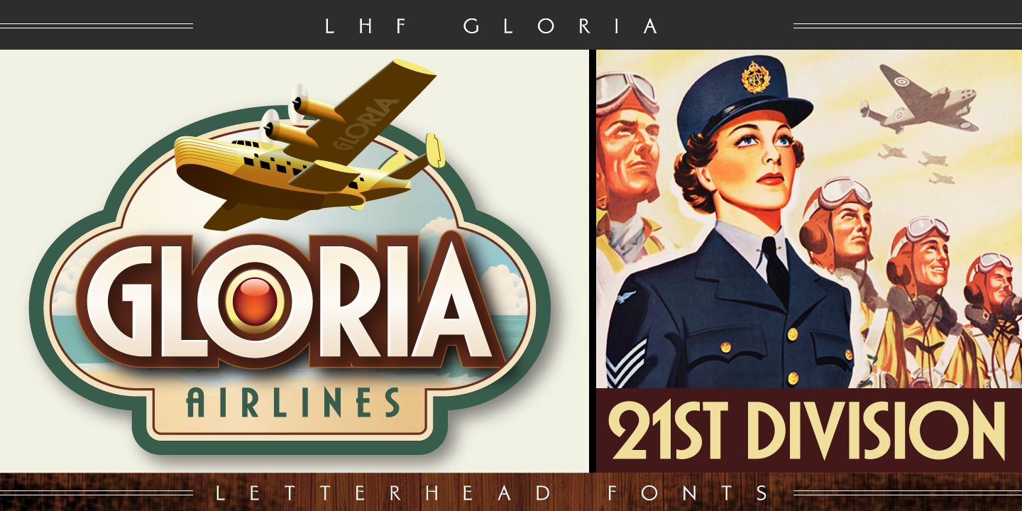 LHF Gloria Font preview