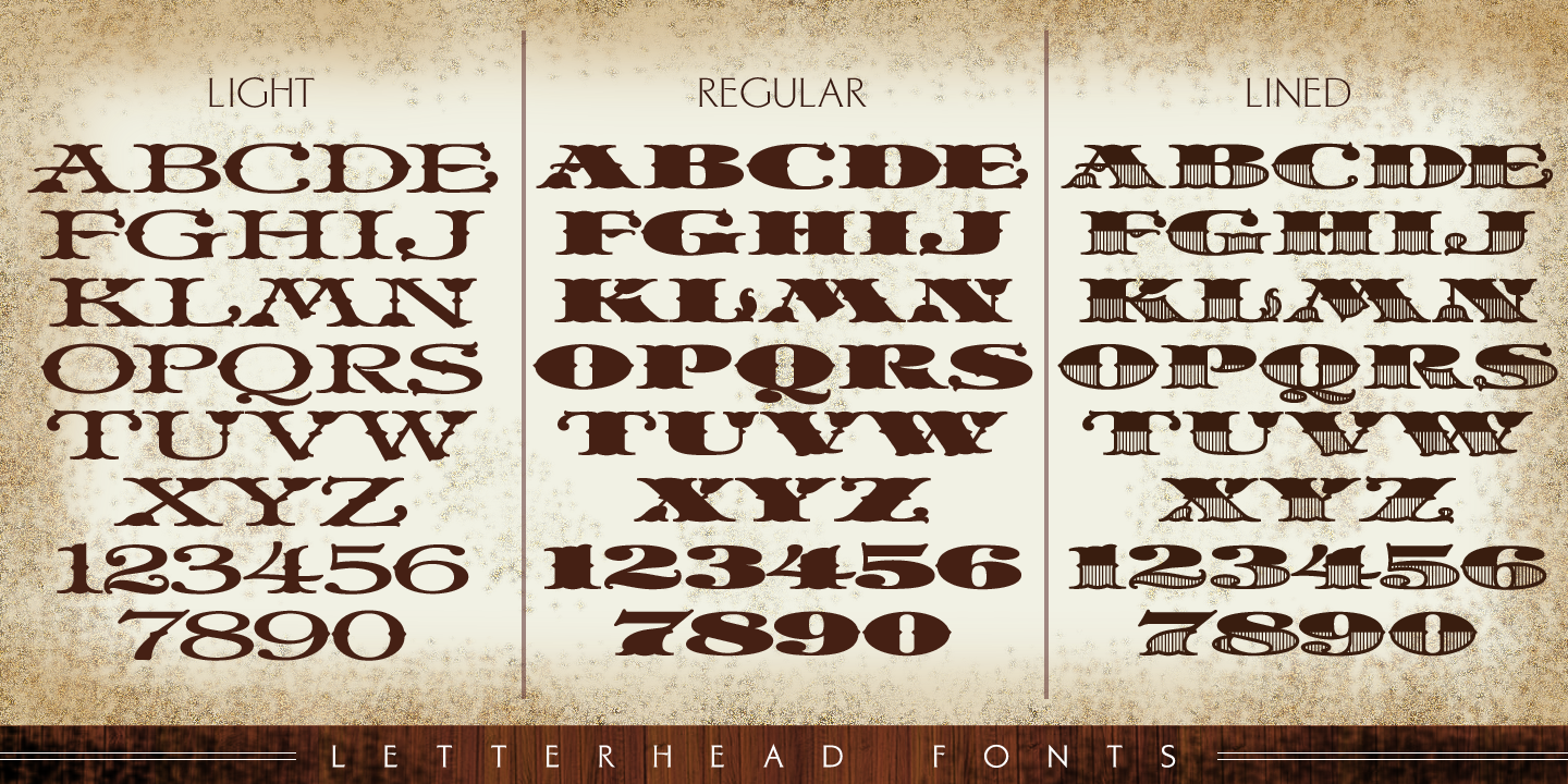LHF State Fair Lined Font preview