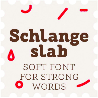 ALS Schlange Slab Font preview
