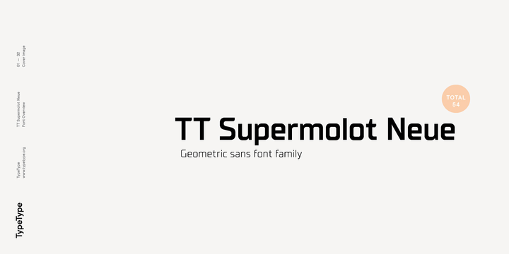 TT Supermolot Neue Font preview