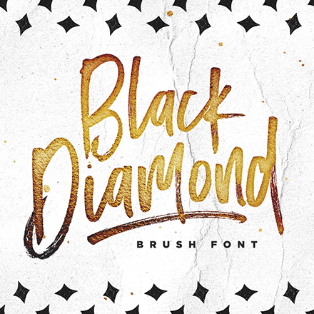 Black Diamond Regular Font | Xfonts.pro