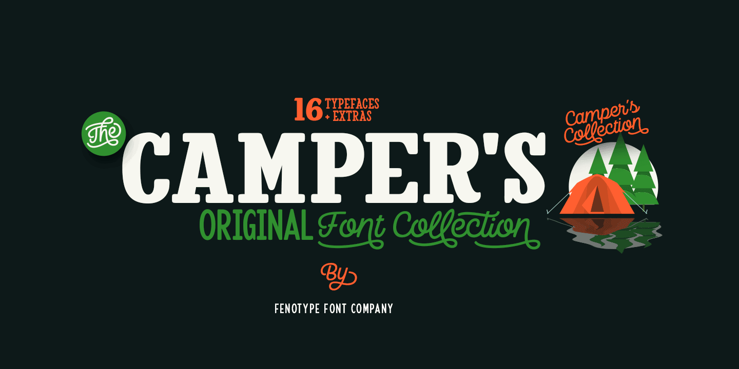 Camper Print Serif1 Font preview