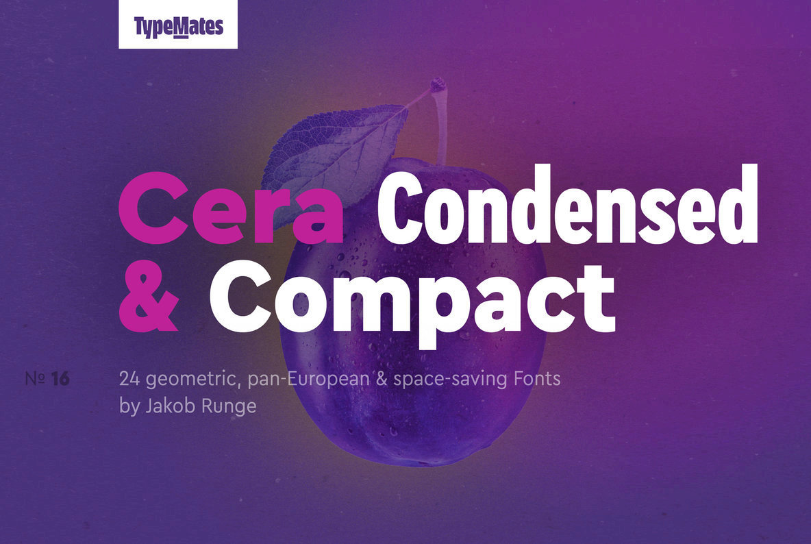 Cera Condensed Pro Font preview