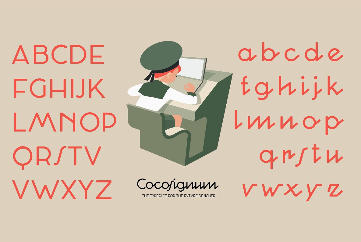 Cocosignum Corsivo Ultra Light Font preview