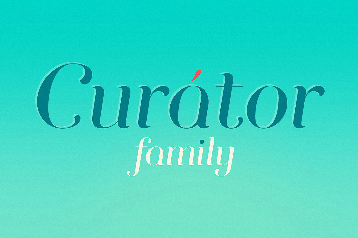 Curator Font preview