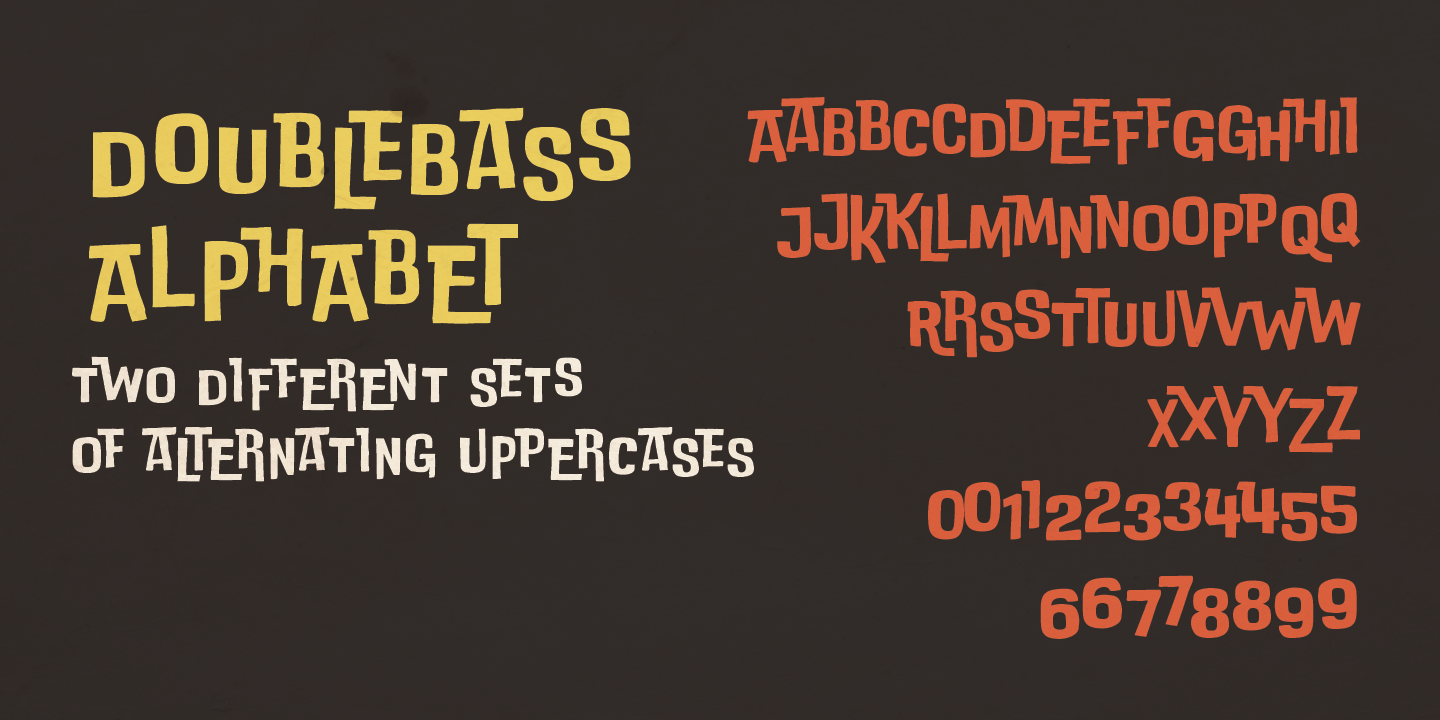 DoUbLeBaSs Thin Font preview