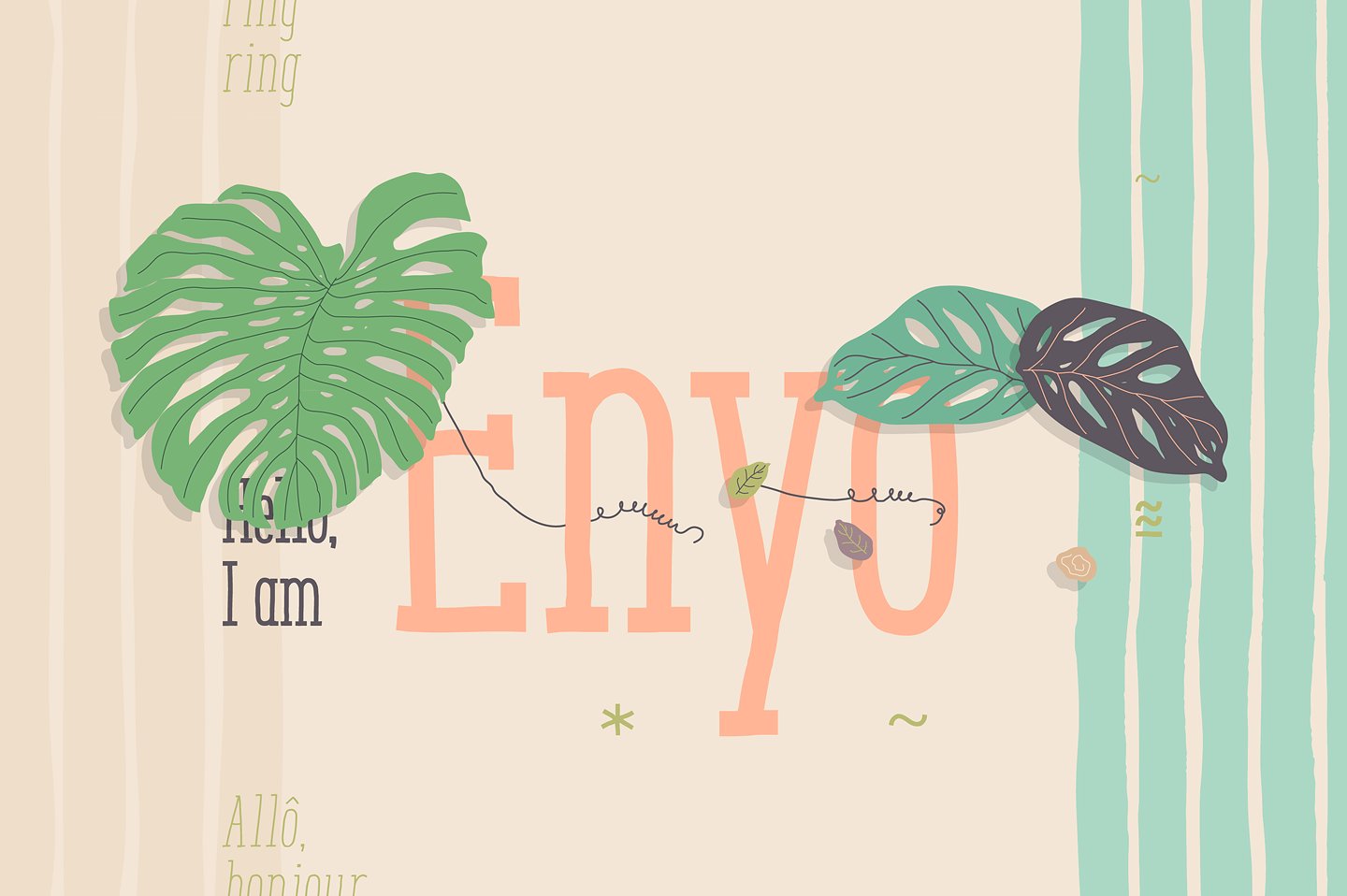 Enyo Slab Light Font preview