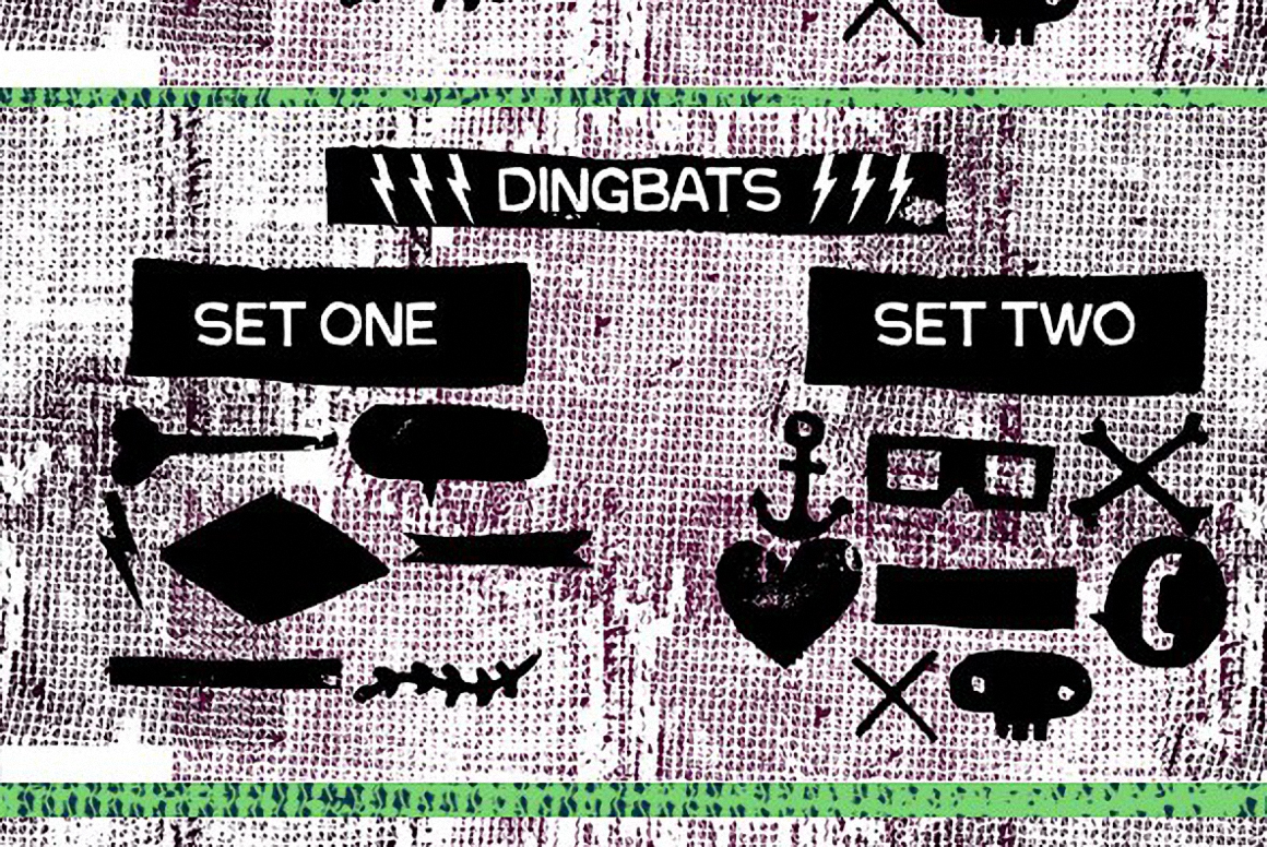 Australia Skate Dingbat Font preview