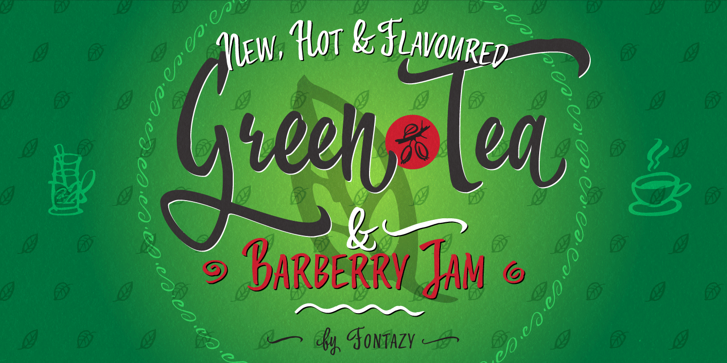 Barberry Letters Font preview