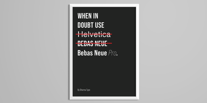 Bebas Neue Pro Bold Italic Font preview