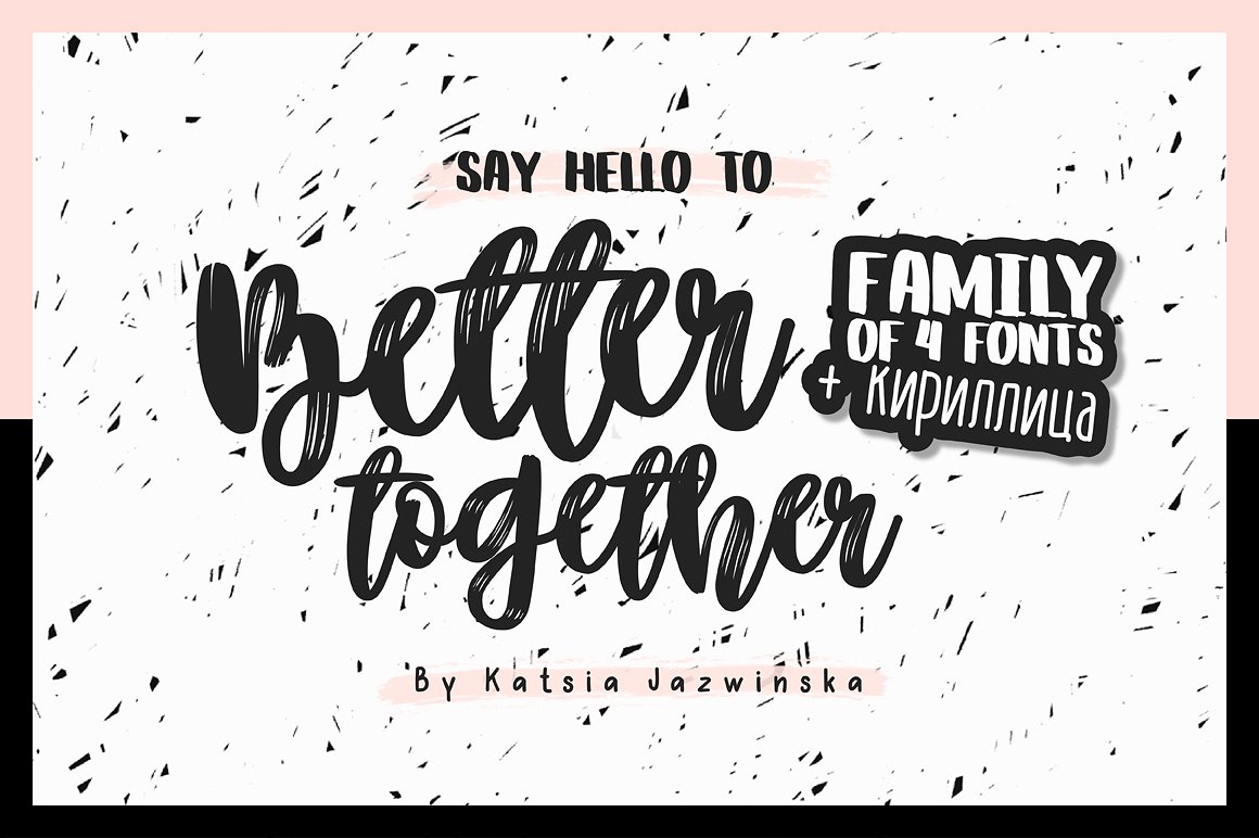 Better Together Font preview