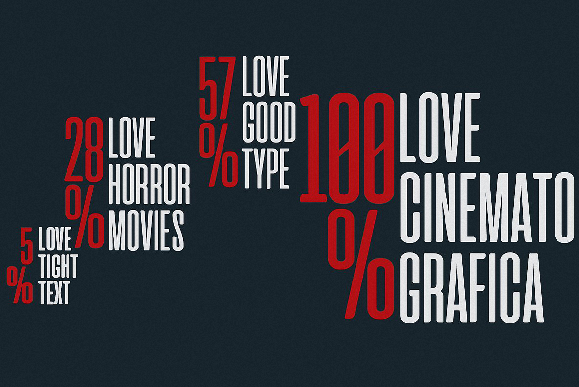 Cinematografica ExtraBold Font preview