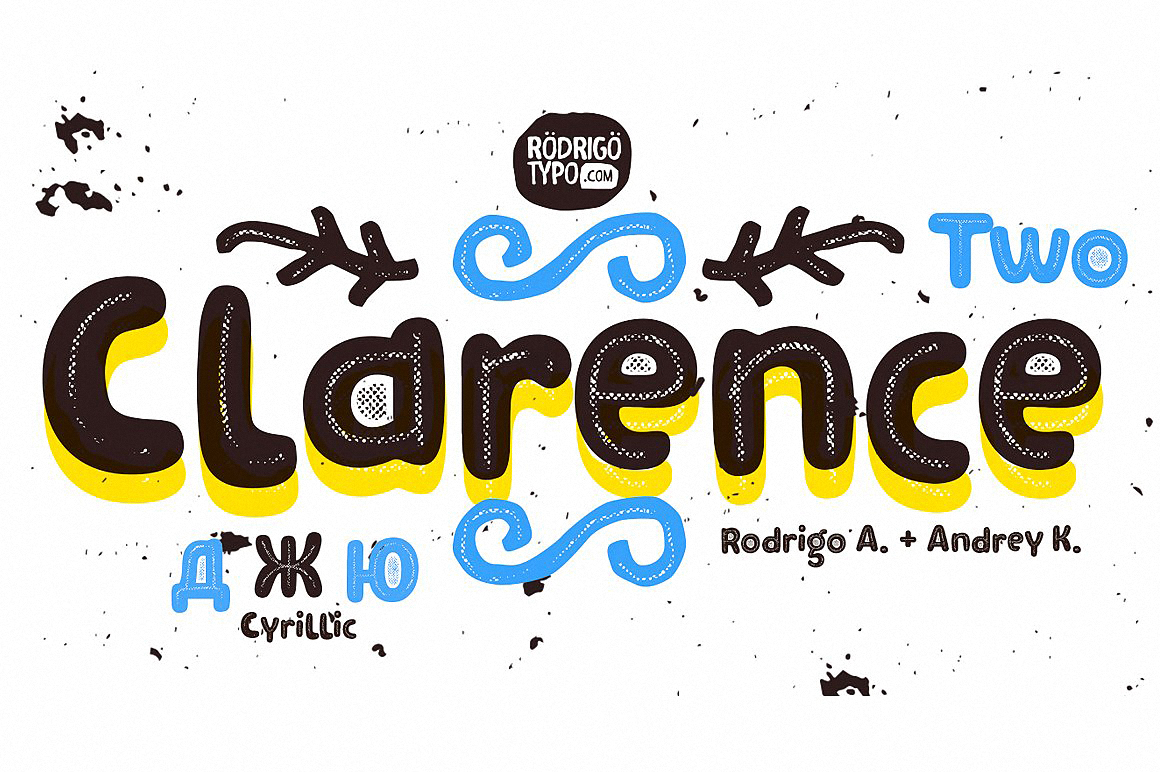 Clarence Two Font preview