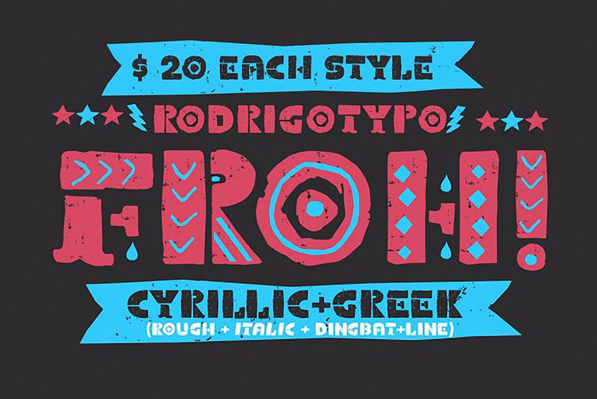 Froh Font preview