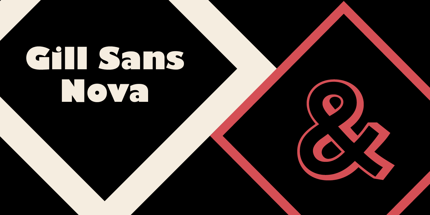 Gill Sans Nova Medium Italic Font preview