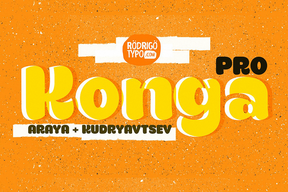 Konga Pro Font preview