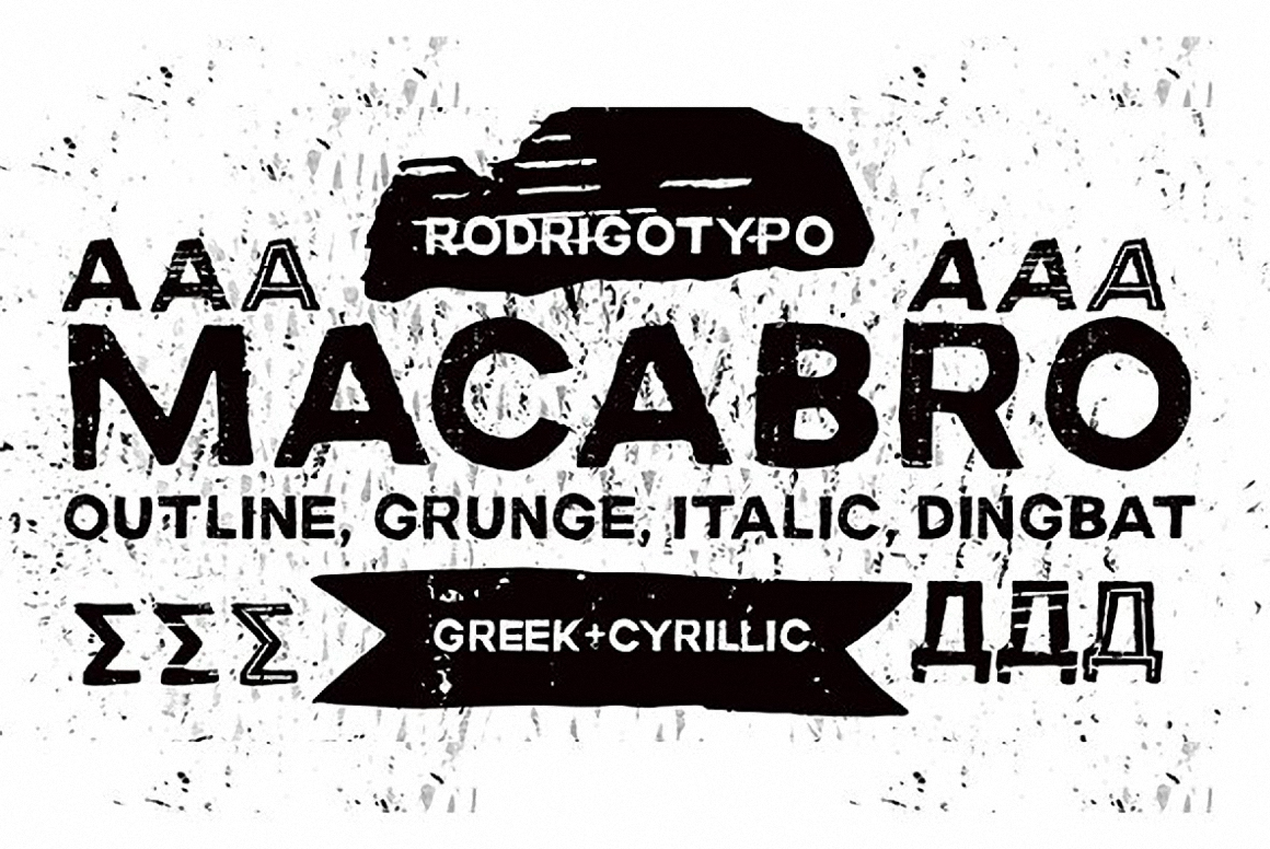 Macabro Font preview