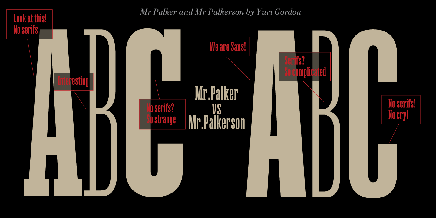 Mr Palker Extracondensed Thin Font preview