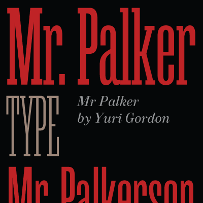 Mr Palker Font preview
