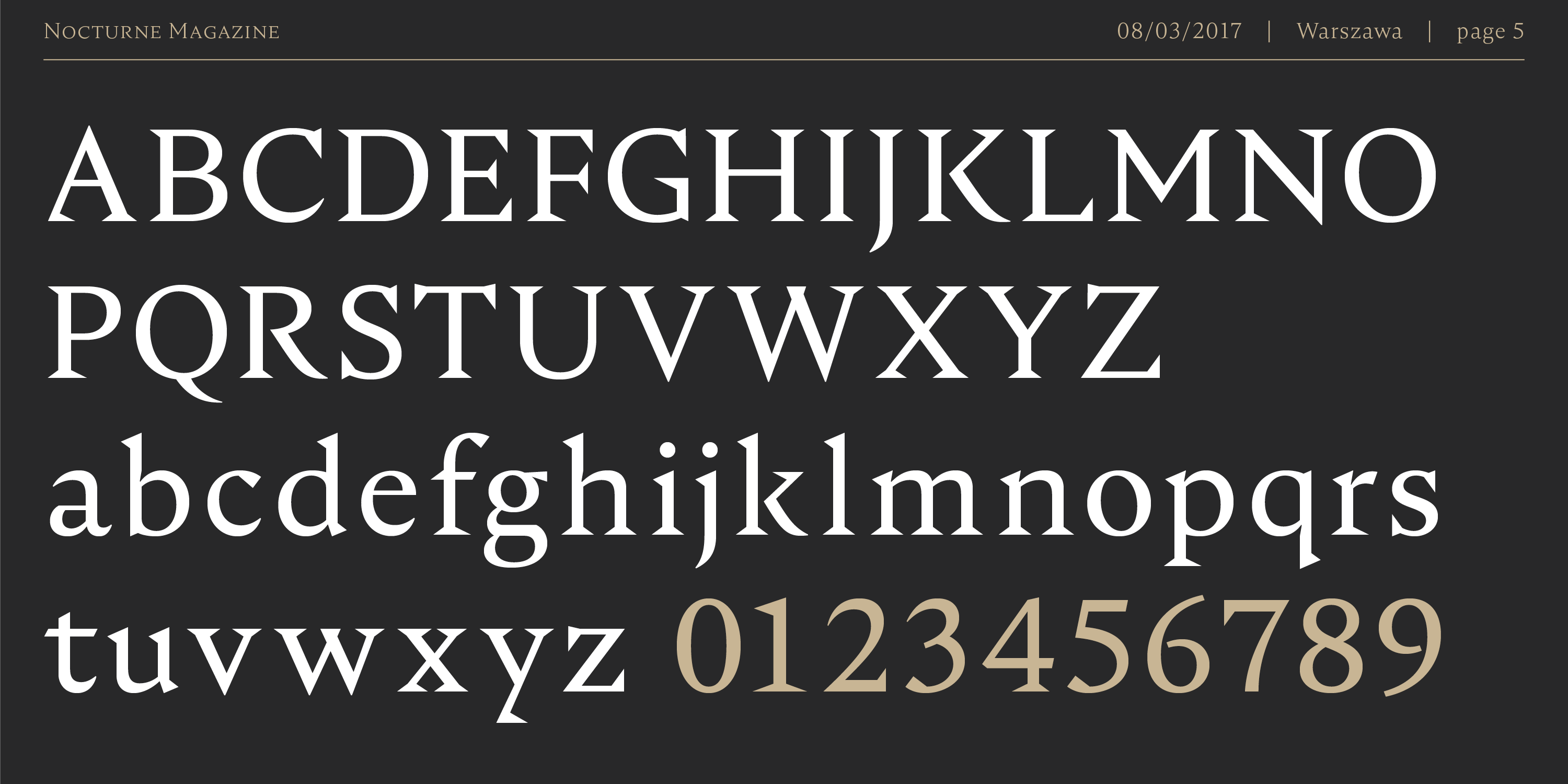 Nocturne Serif Extra Light Italic Font preview