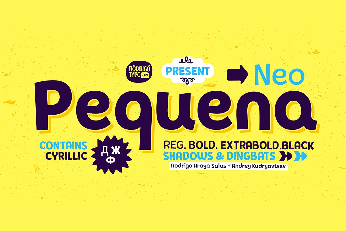 Pequena Neo Font preview