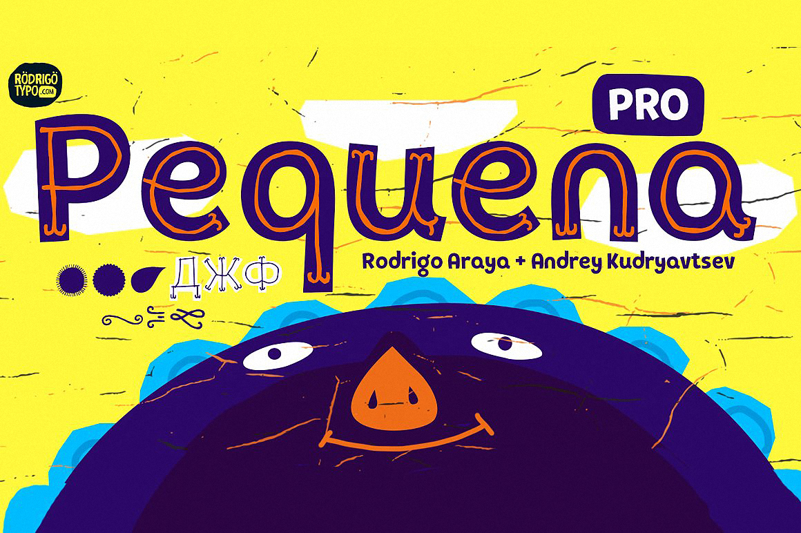 Pequena Pro Font preview
