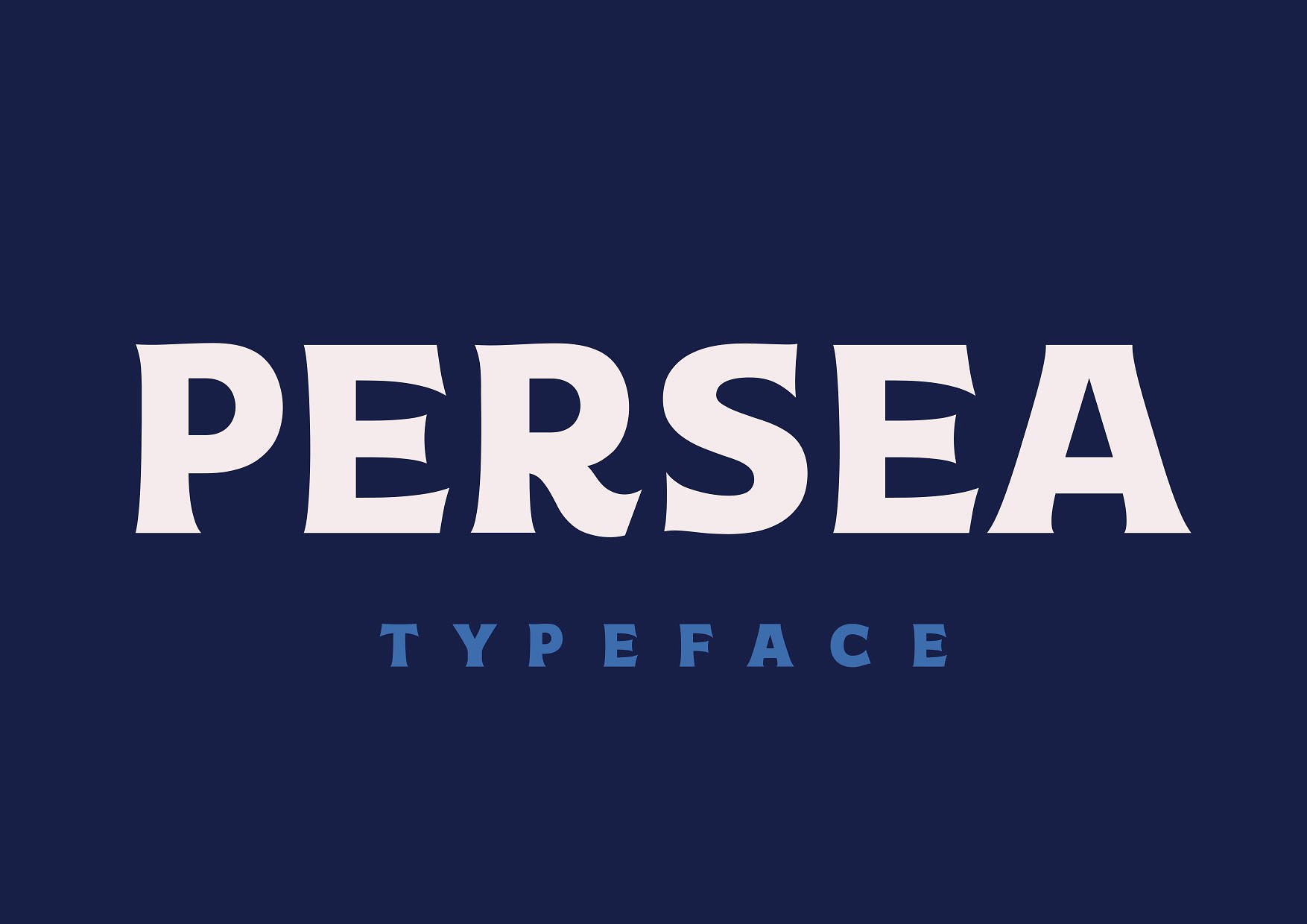Persea SST Font preview