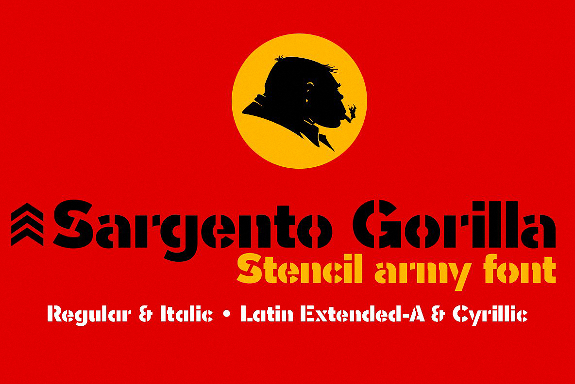 Sargento Gorila Font preview