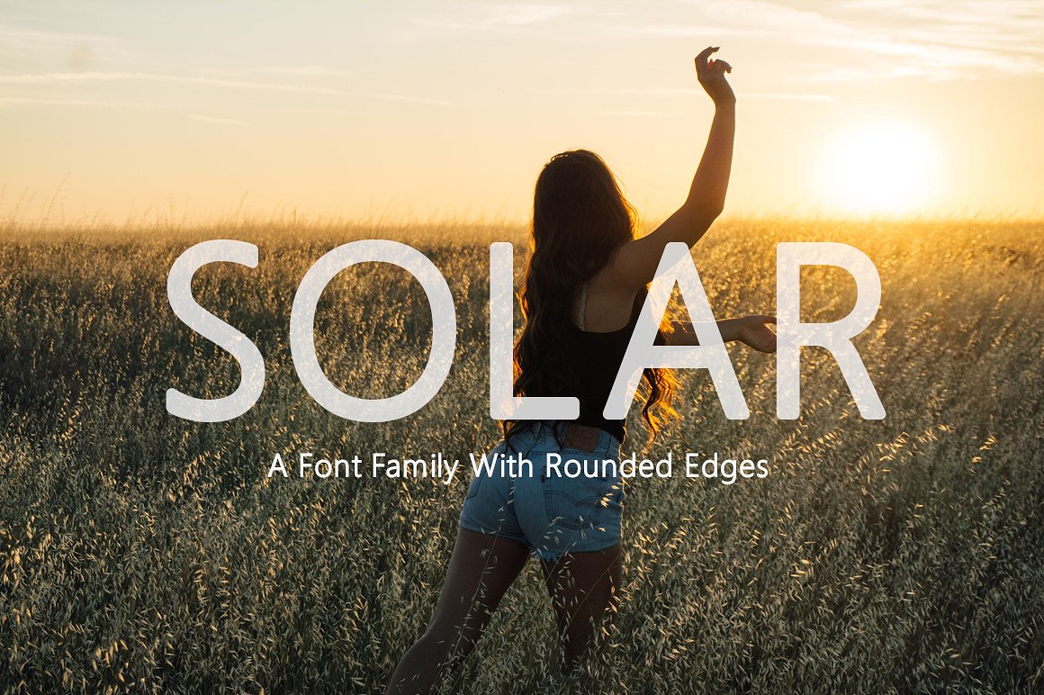 Solar Font preview