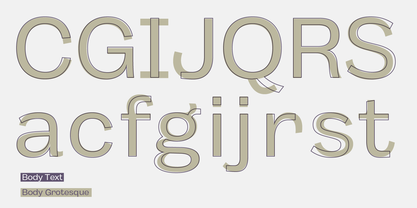Body Text Fit Italic Font preview