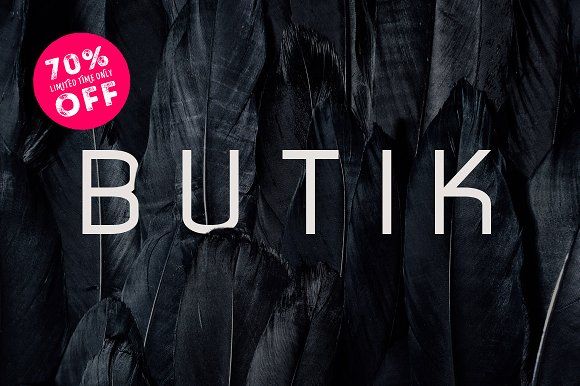 Butik Sans Font preview