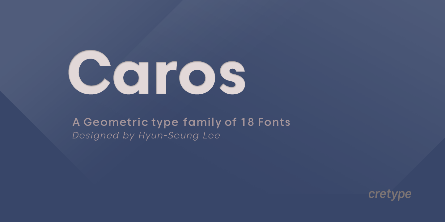 Caros Soft ExtraLight Font preview