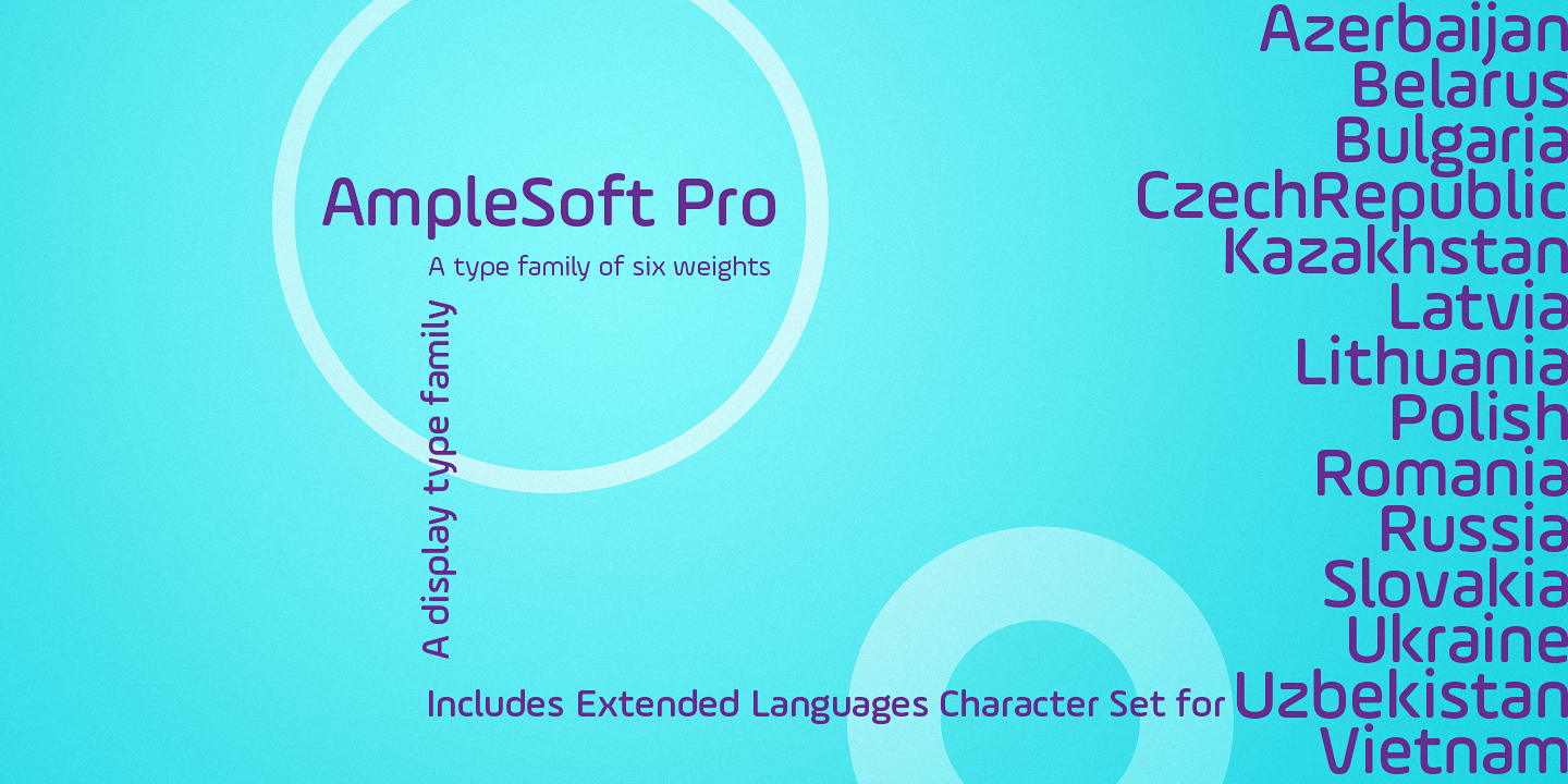 Ample Soft Pro Medium Font preview