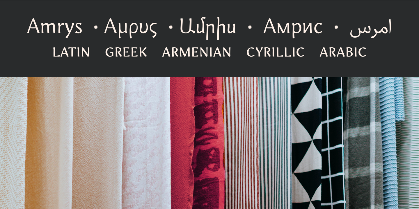 Amrys Medium Font preview