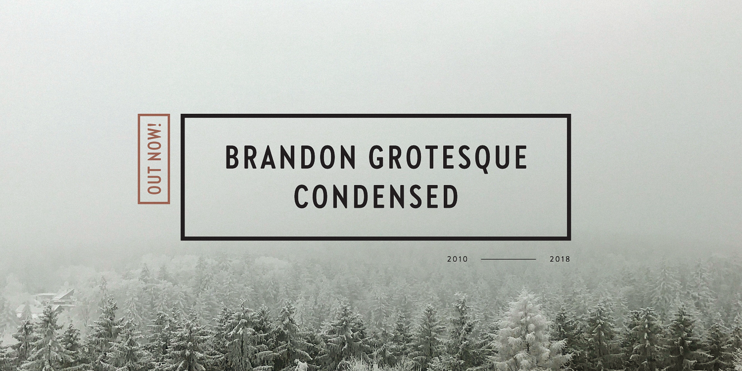 Brandon Grotesque Condensed Light Font preview