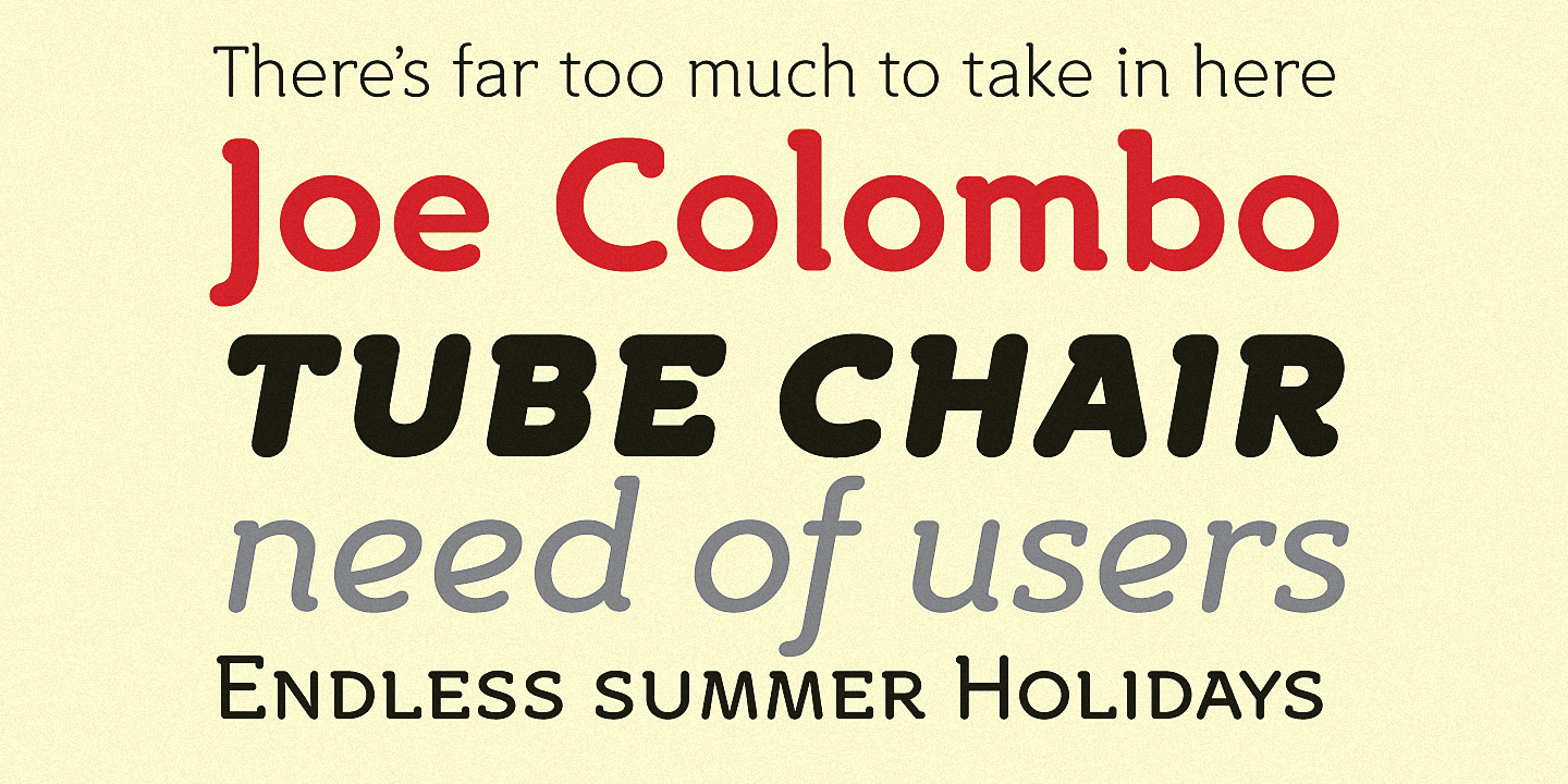 Croog Pro Italic Font preview